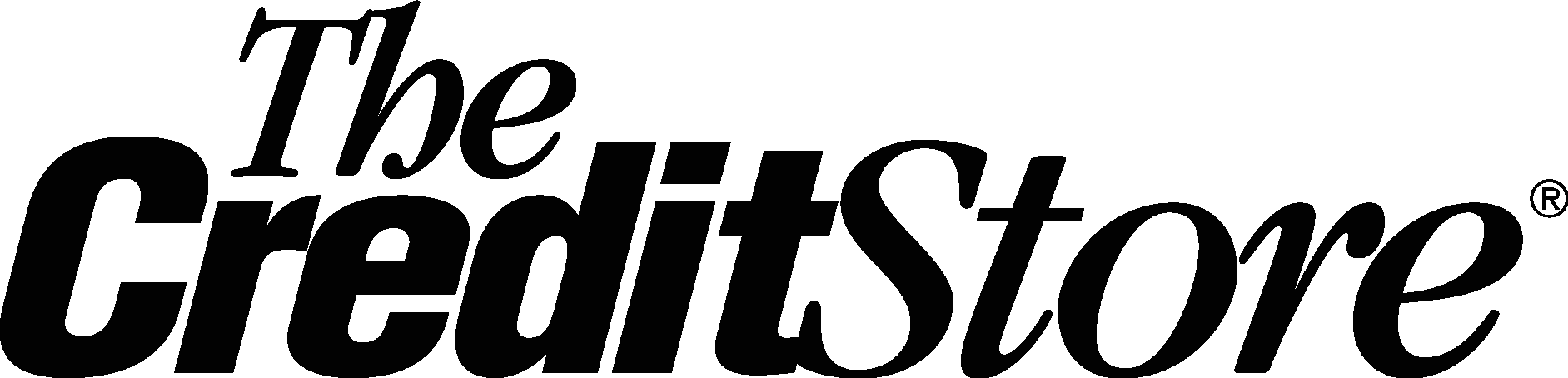 The Credit Store Black Logo Vector Logo